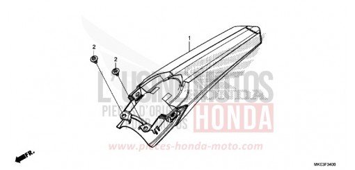 GARDE-BOUE ARRIERE CRF450RH de 2017